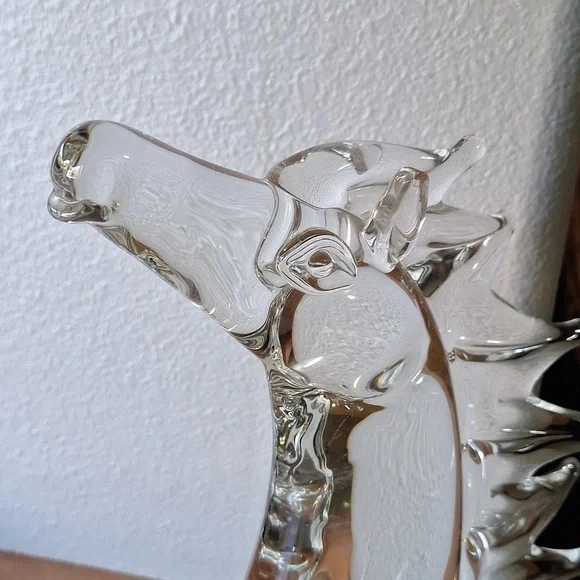 Vtg. Murano signed Mid-Century glass horse 🐎 bust